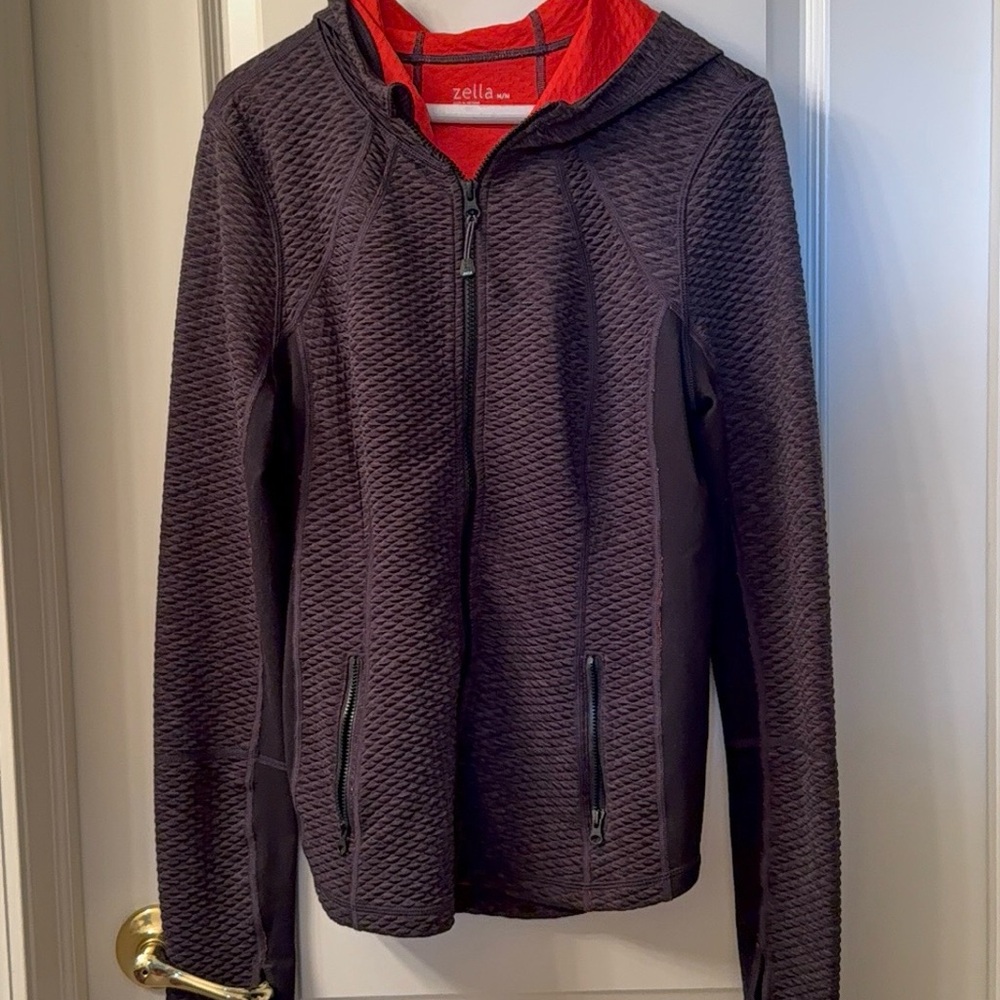 Zella Black Jacket with Red Lining